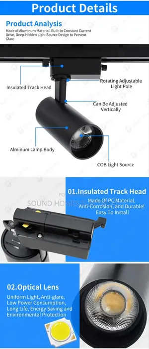 Led Tracklight With Rail