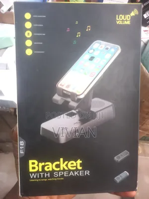 Phone Bracket With Speaker Charging Port