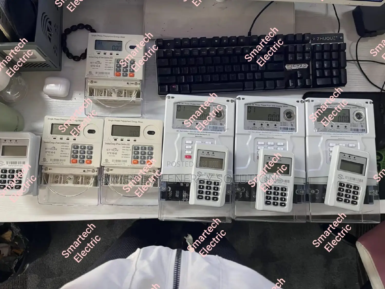 Single Phase Split STS Lora-Rf Energy Meter Wt Ciu/Ste18-Bs