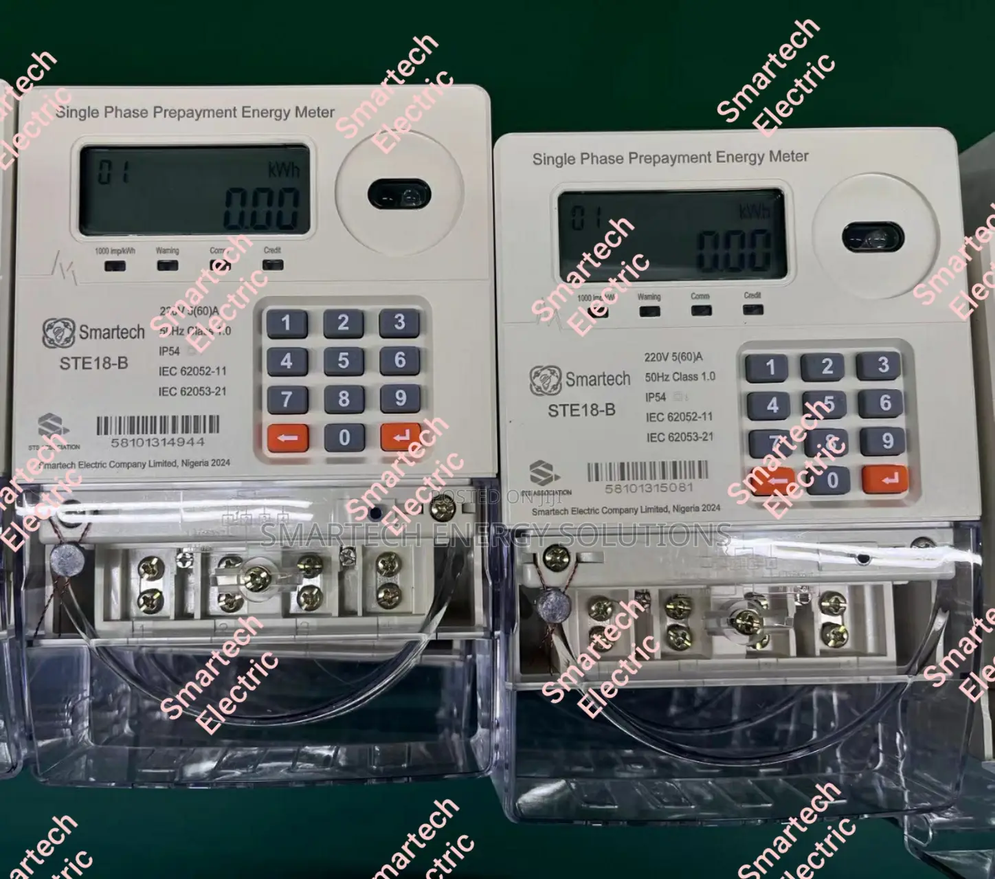 Single Phase Split STS Lora-Rf Energy Meter Wt Ciu/Ste18-Bs