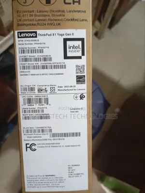 New Laptop Lenovo ThinkPad X1 Yoga Gen 8 16GB Intel Core I7 SSD 512GB