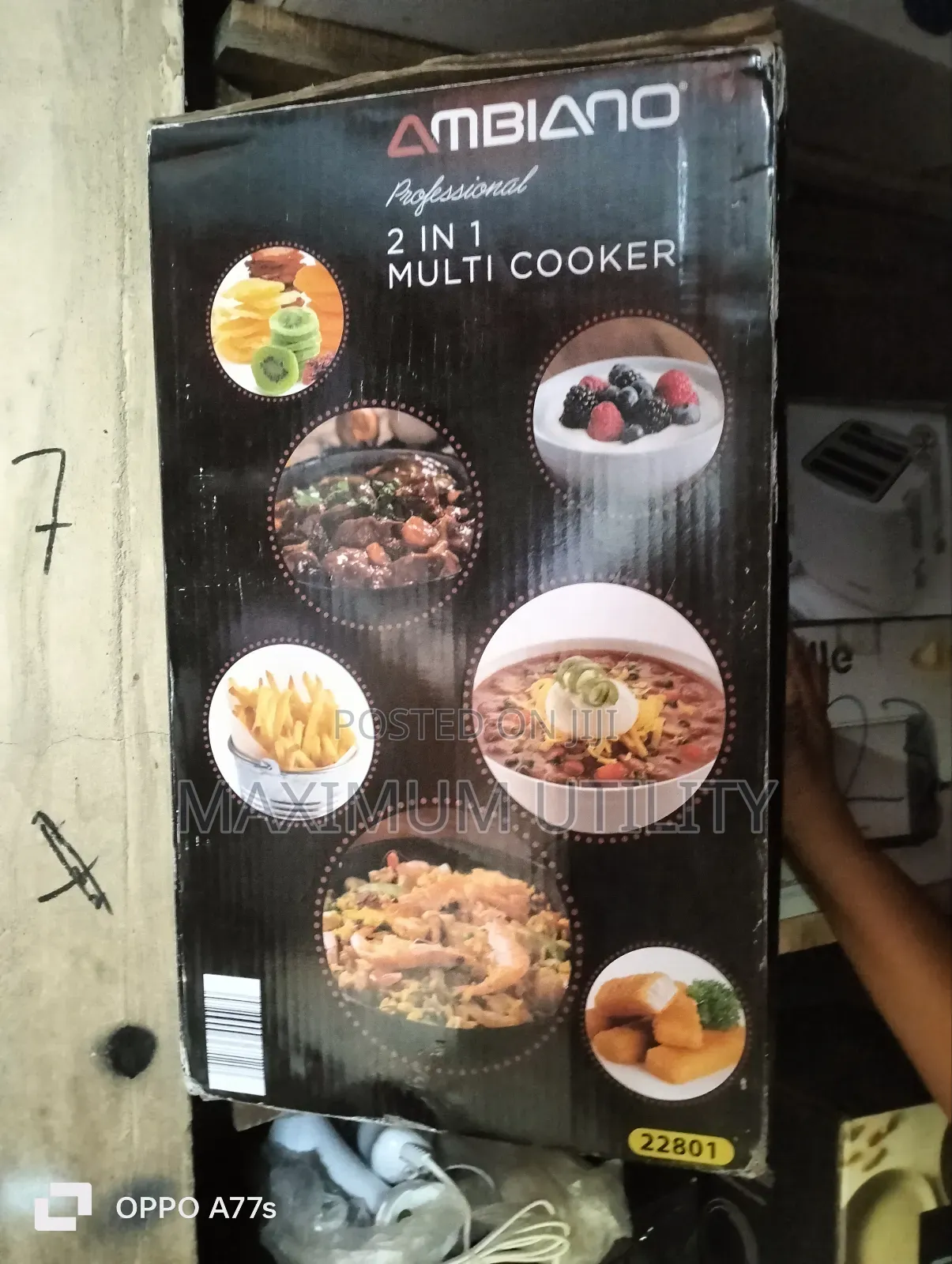 Ambiano 2 in 1 Multi Cooker. 5.6 Lyrs