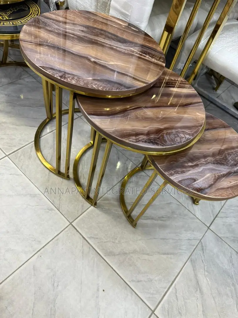 3 in 1 Marble Center Table