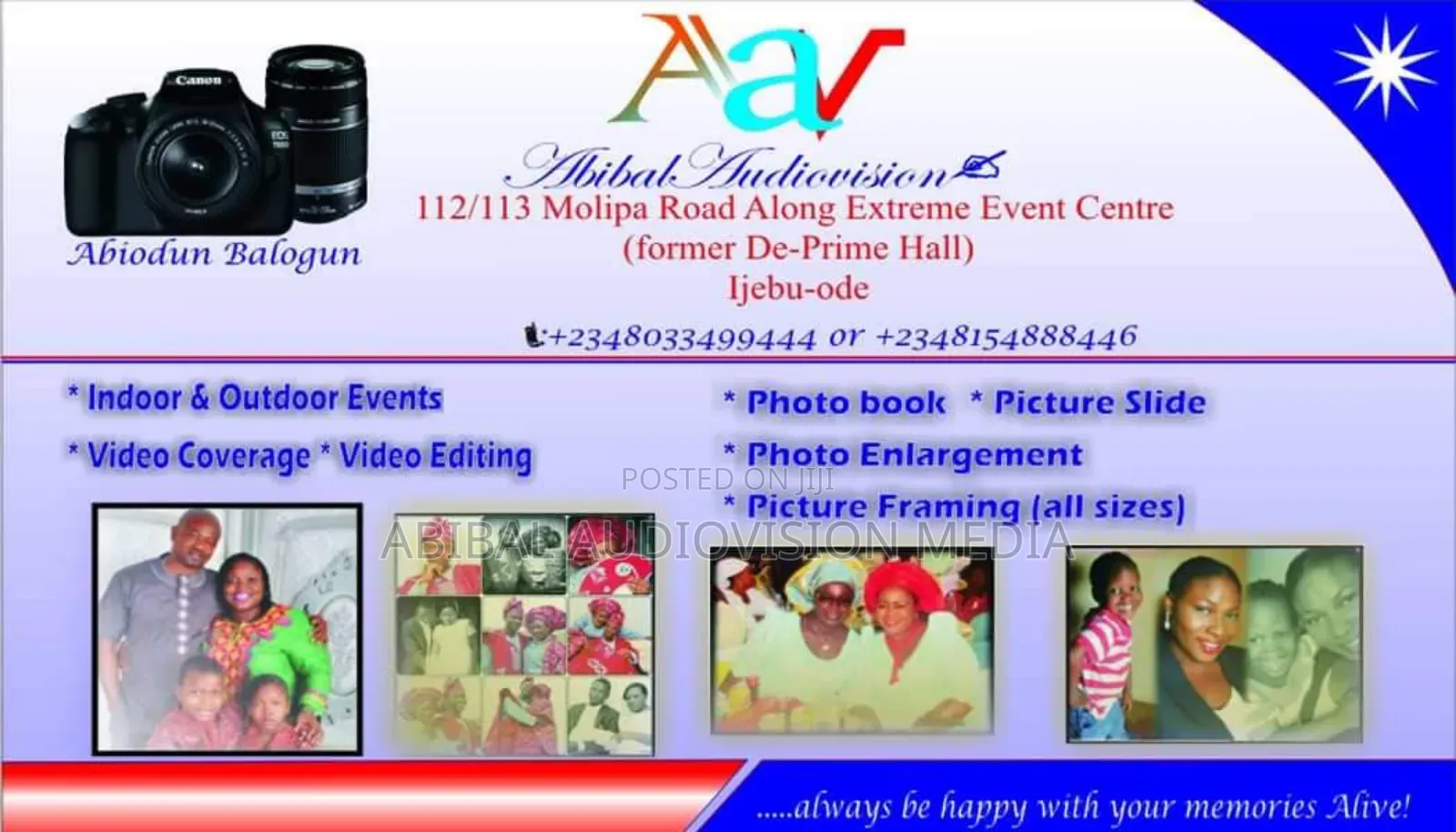 Photography and Video Coverage