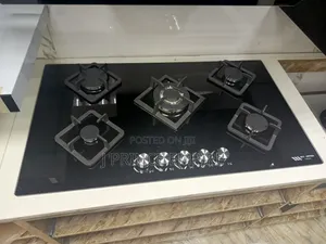 90cmx60cm 5 Burner Tempered Glass Built-in Cooker Hob