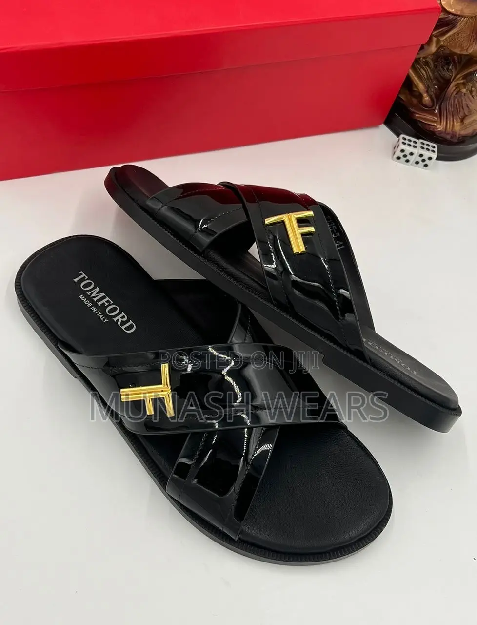 Tom Ford Leather Slipers