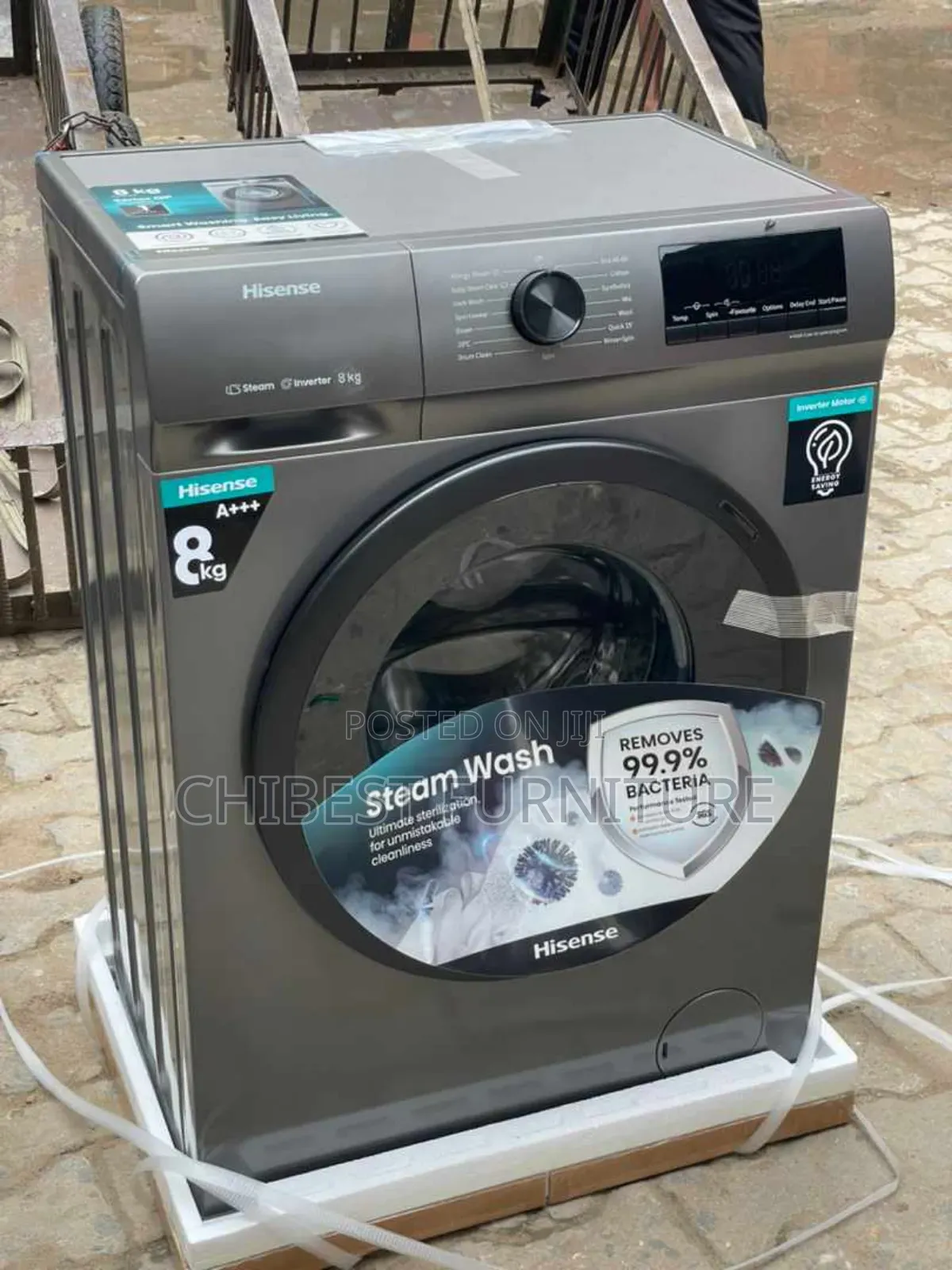 Hisense 8kg Inverter Front Loader Wash and Dr