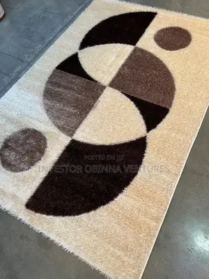 Fluffy Turkey Center Rug- 3by5ft, 4by6ft, 5by7ft