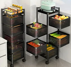5layers Kitchen Basket Storage Organizer
