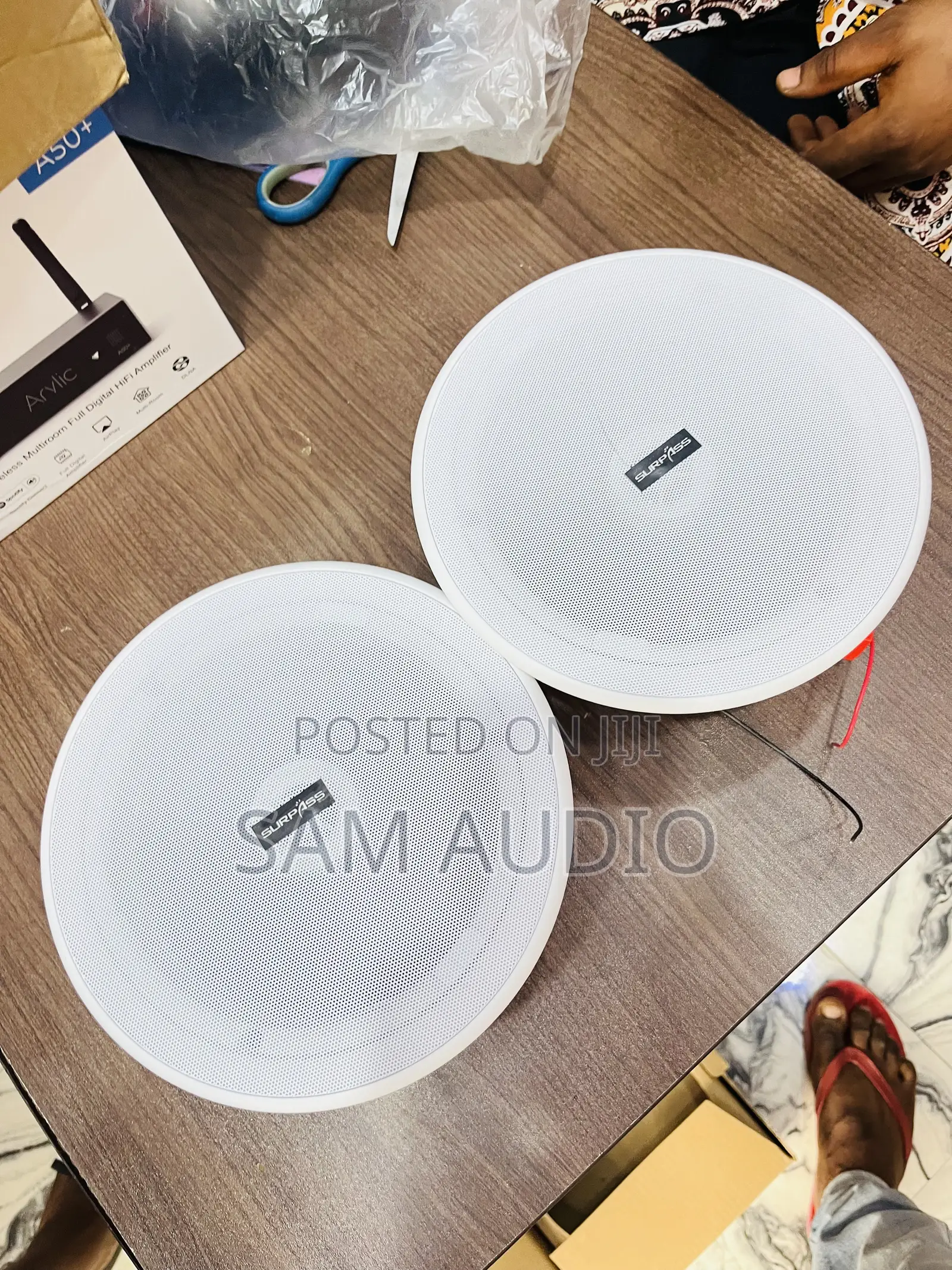 Surpass Frameless 2 in 1 Bluetooth Ceiling Speaker