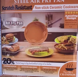 Steel Air Fry Pan Scratch Resistant Non-Stick Cookware
