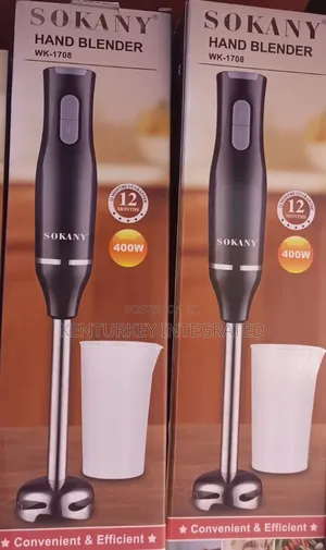 Brand New Sokany Hand Blender 400watts Model: Wk-1708