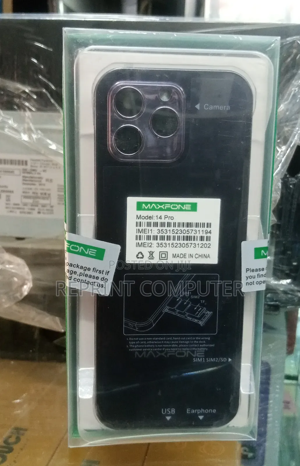 New Maxfone 14Pro Gray