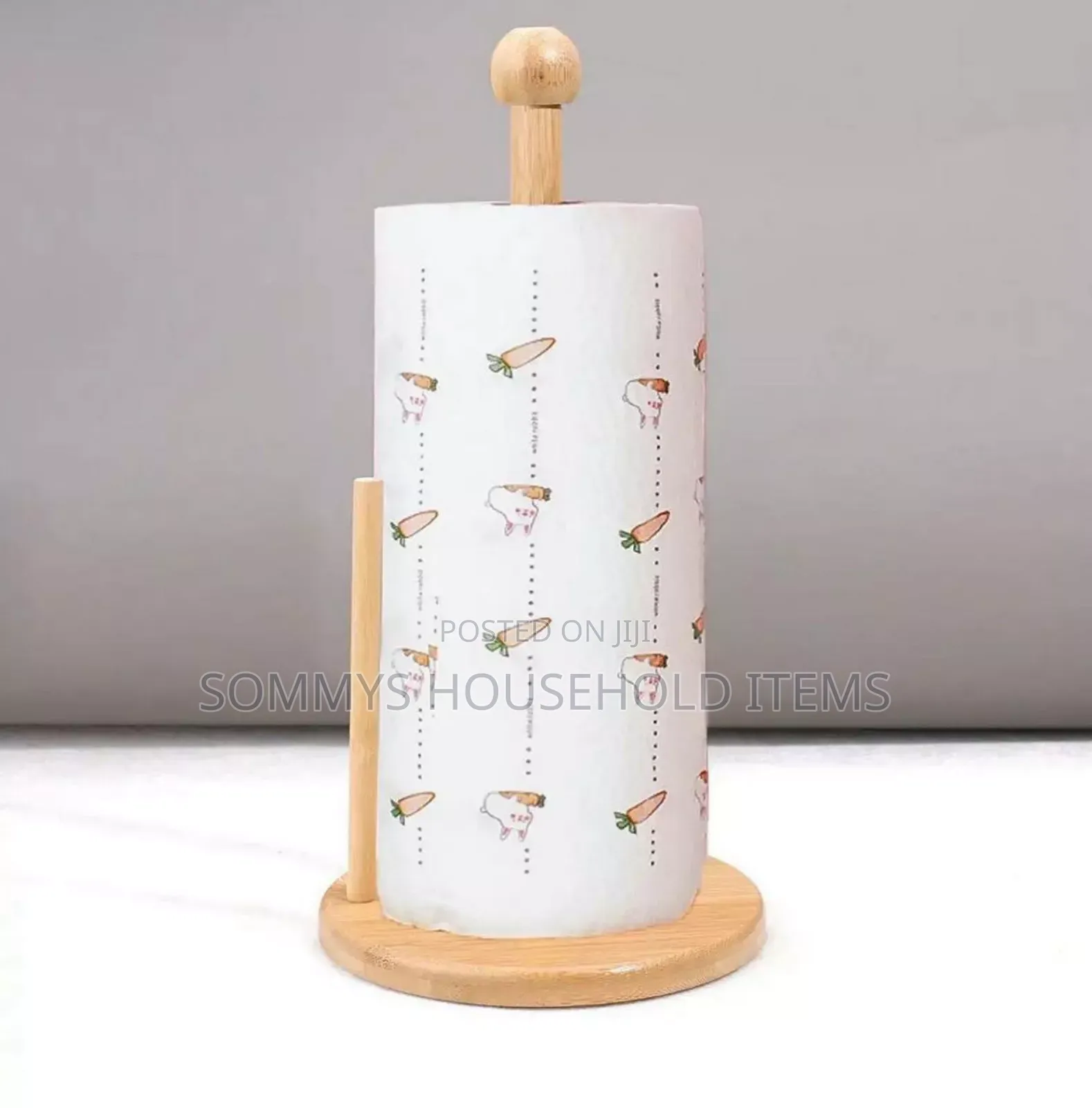 Non-Rusty Bamboo Tissue Paper Stand/Holder