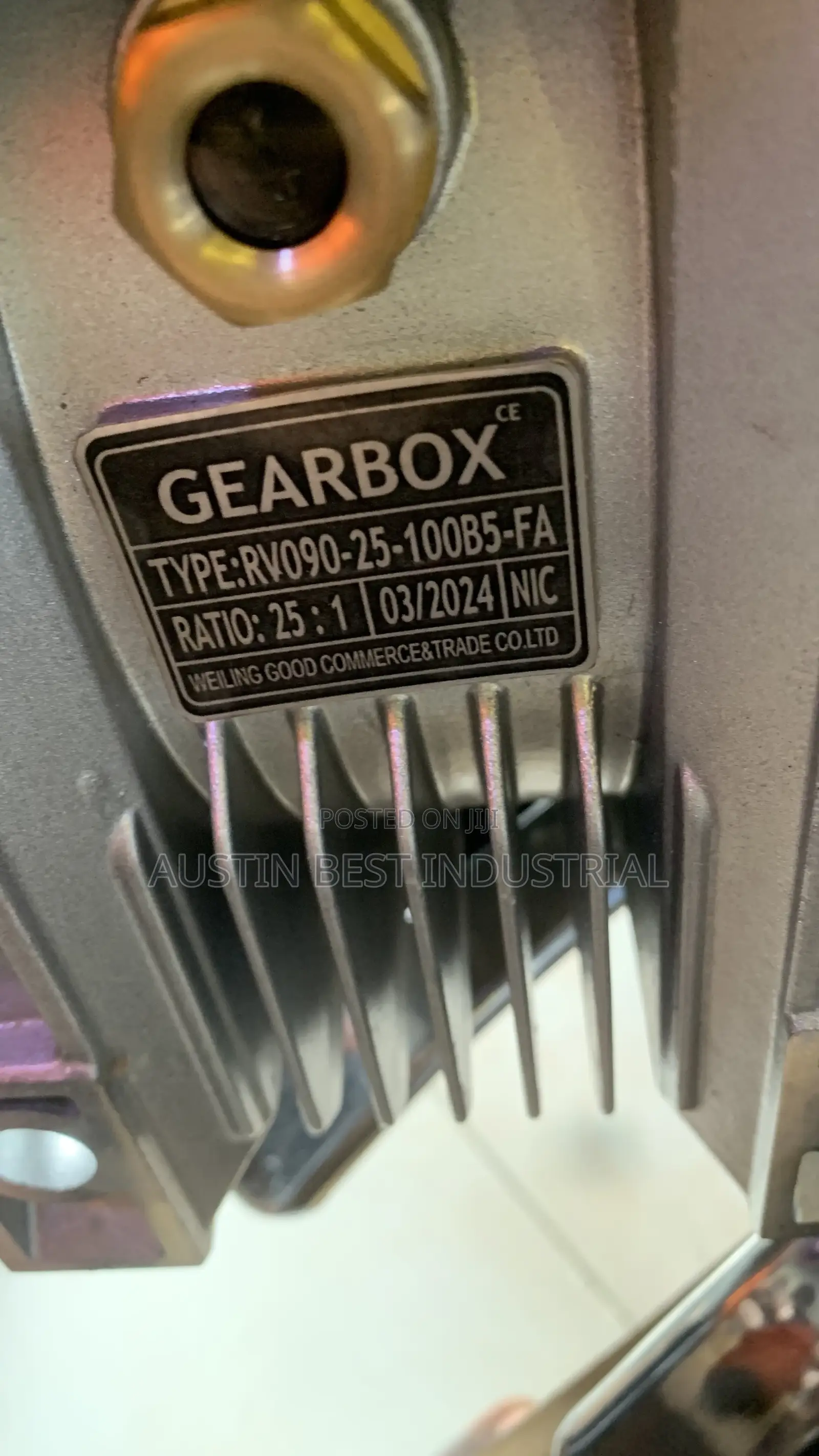 Electric Motor Gear Box 3hp