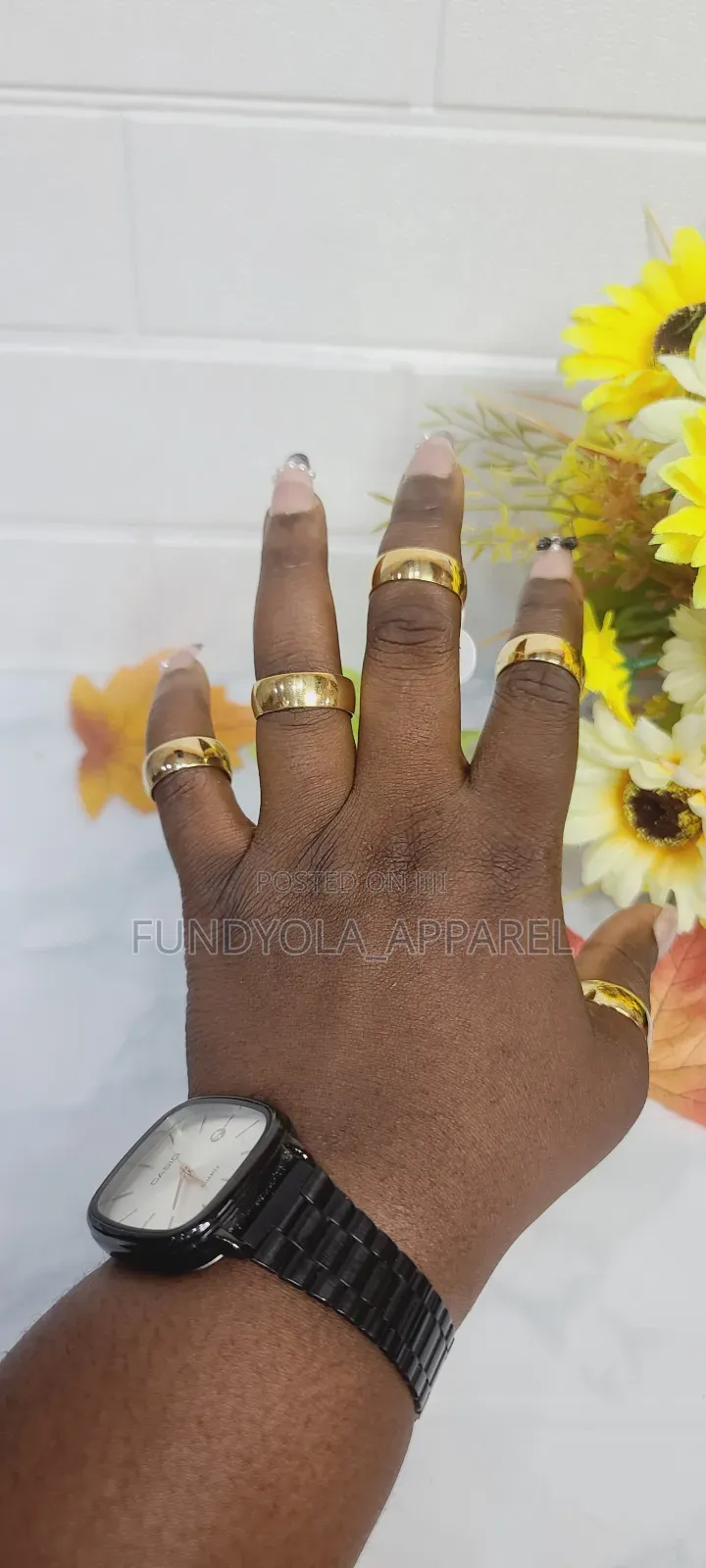 Gold Male Wedding Ring