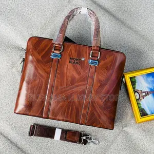 Genuine Leather Mont Blanc/Armani Laptop/Office Bag