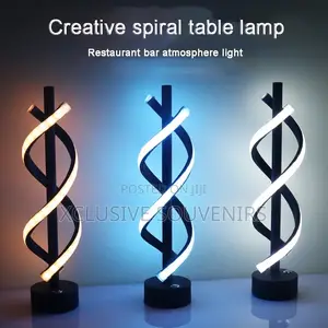 Simple Creative Spiral LED Table Lamps