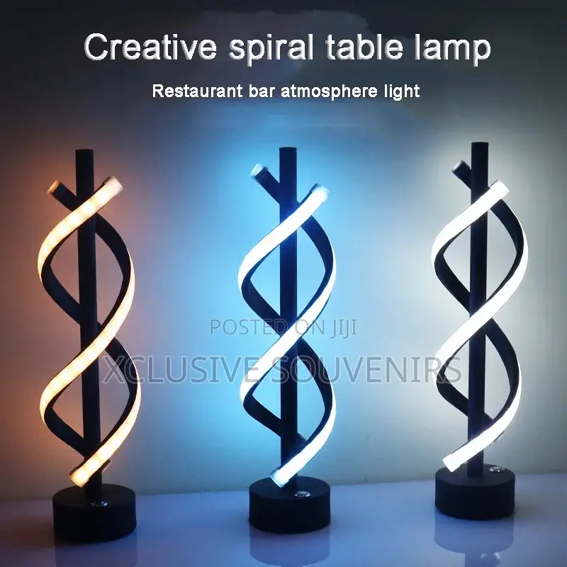 Simple Creative Spiral LED Table Lamps