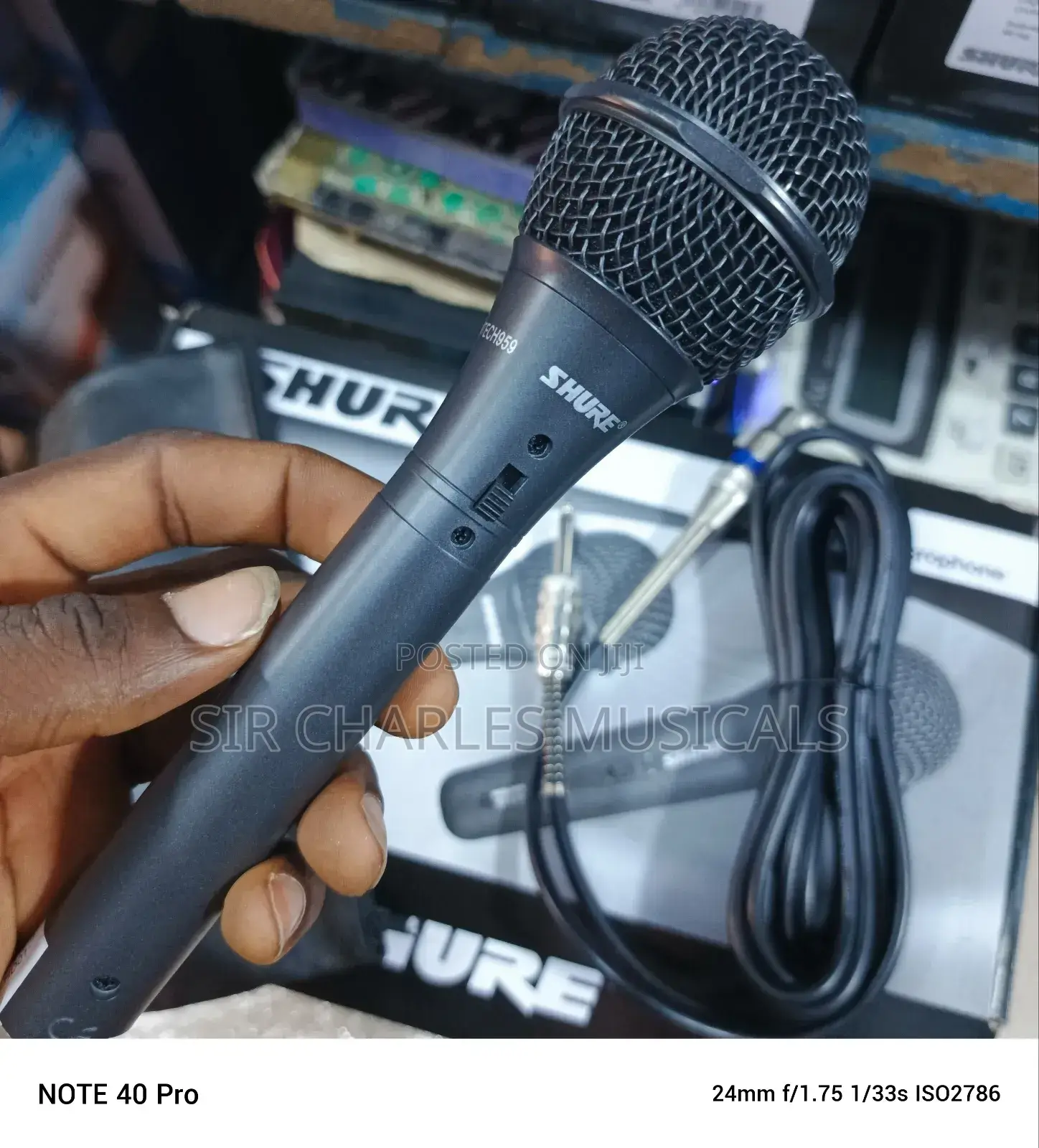 Original Shure SMTECH-939 Dynamic Wired Microphone