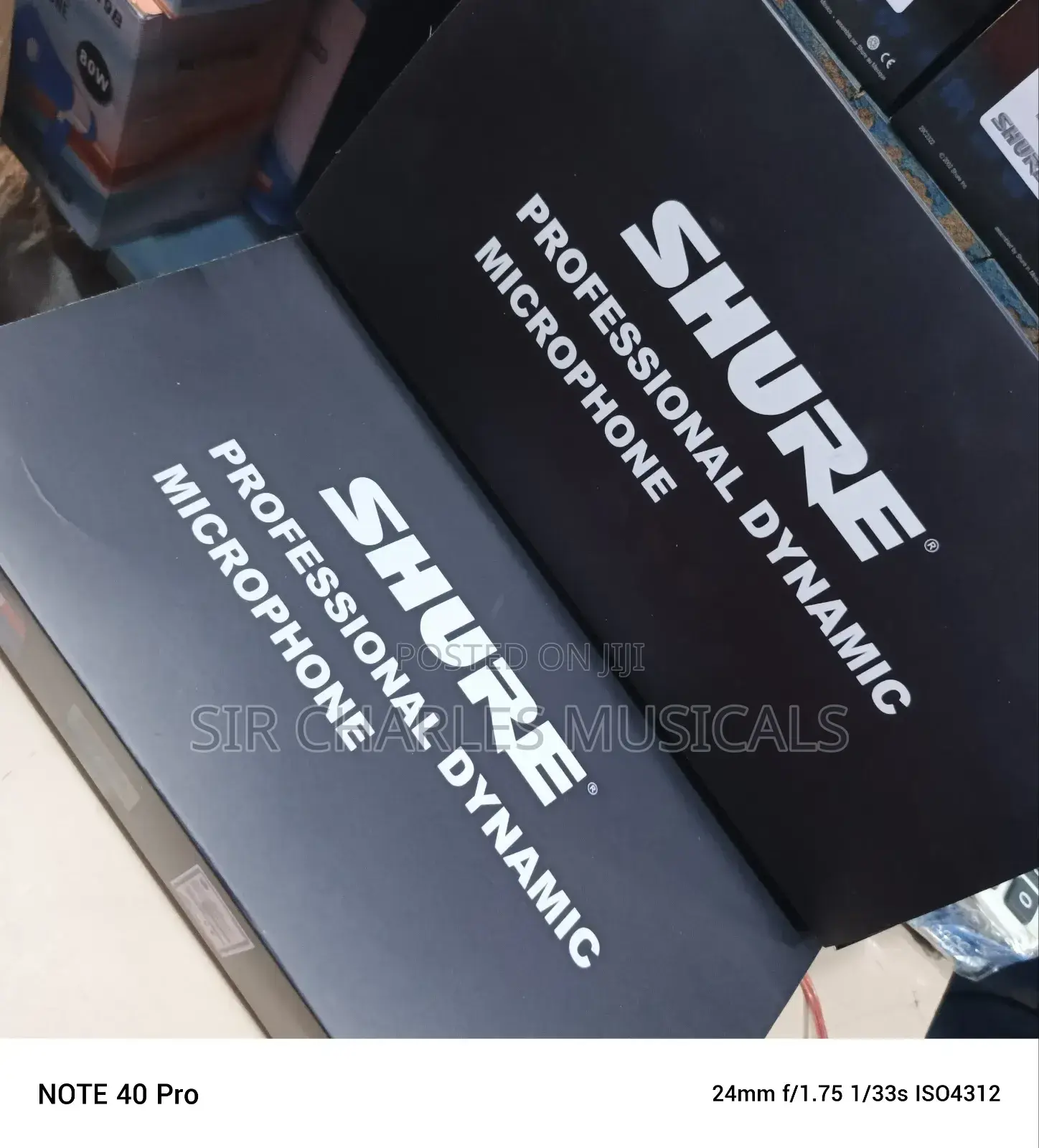 Original Shure SMTECH-939 Dynamic Wired Microphone