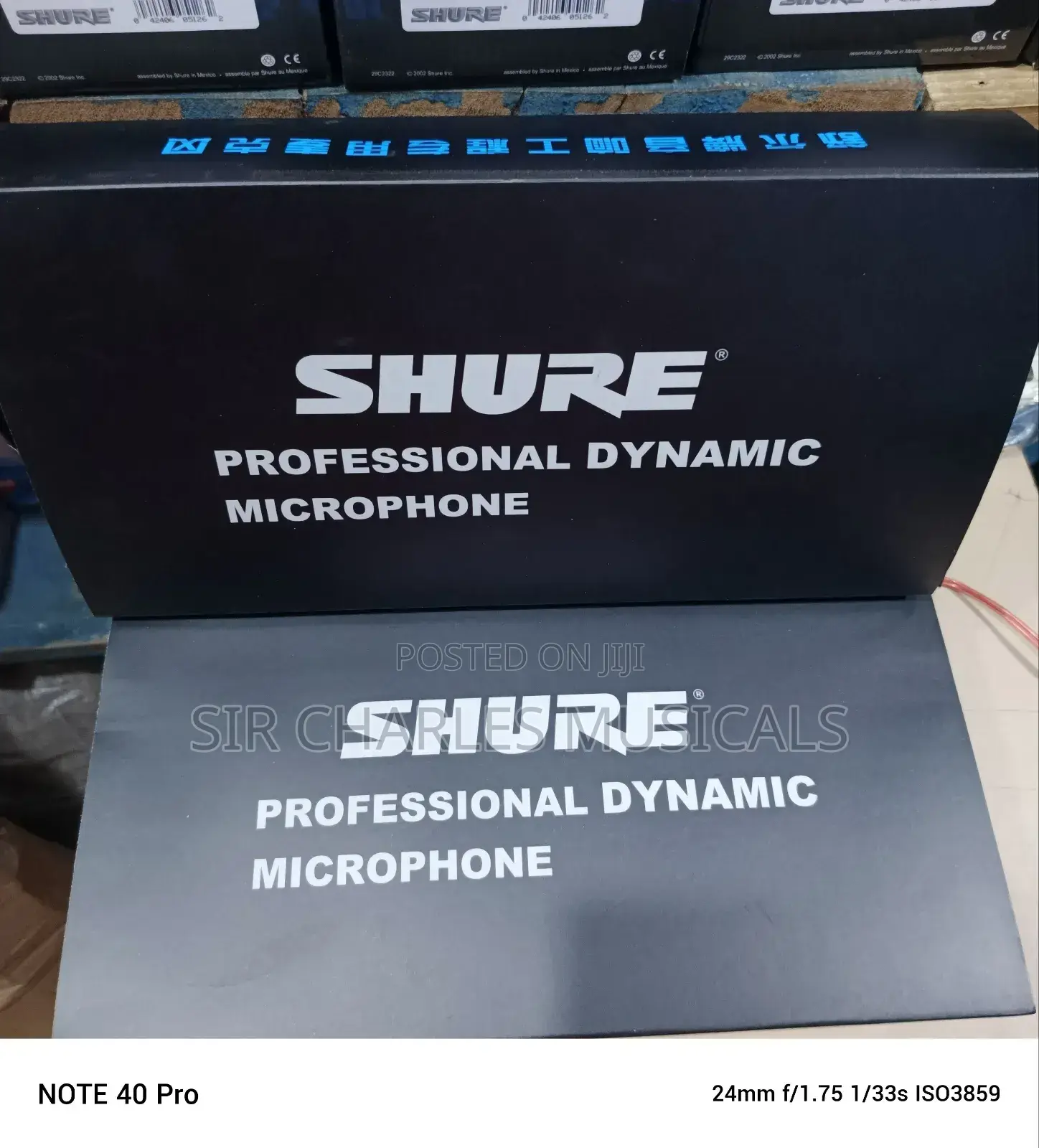 Original Shure SMTECH-939 Dynamic Wired Microphone