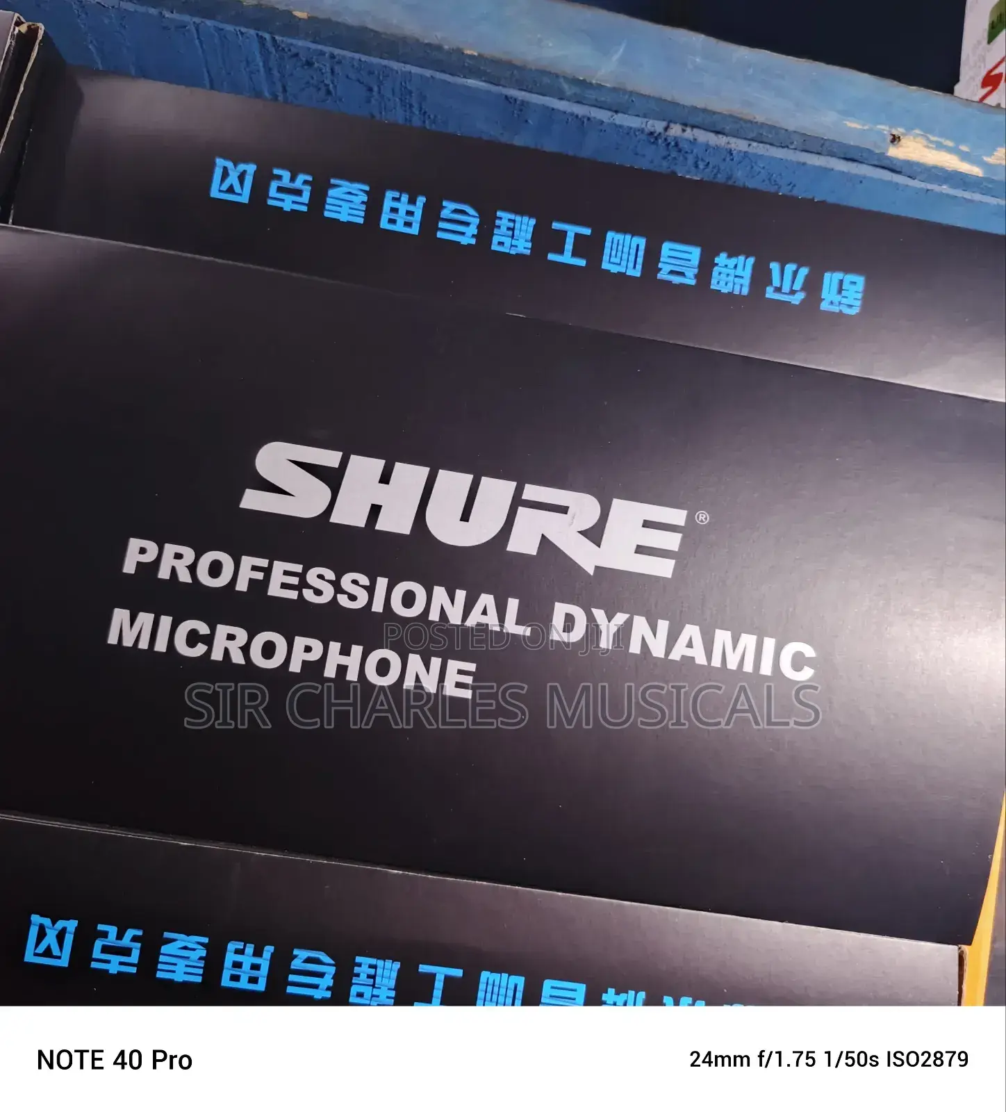Original Shure SMTECH-939 Dynamic Wired Microphone