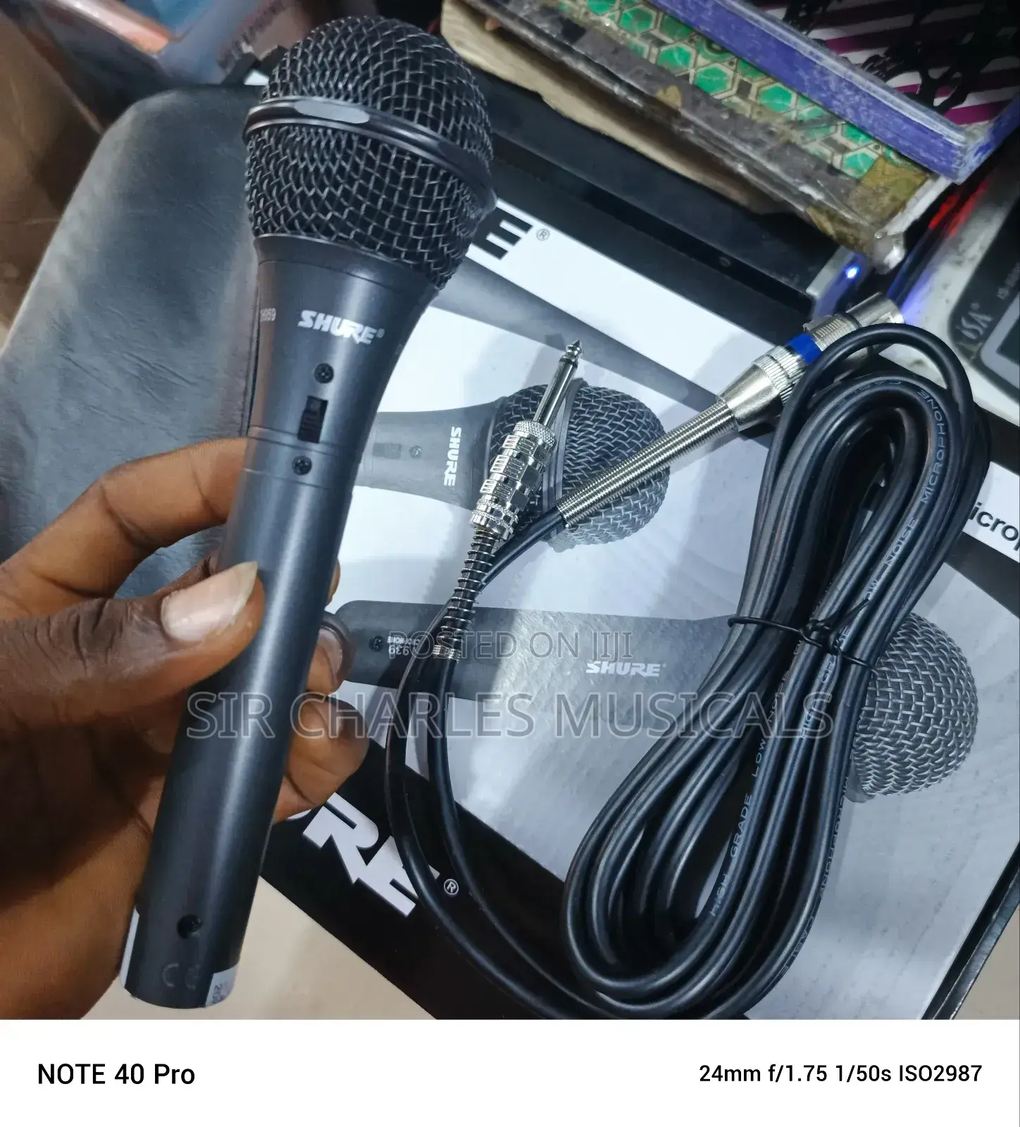 Original Shure SMTECH-939 Dynamic Wired Microphone