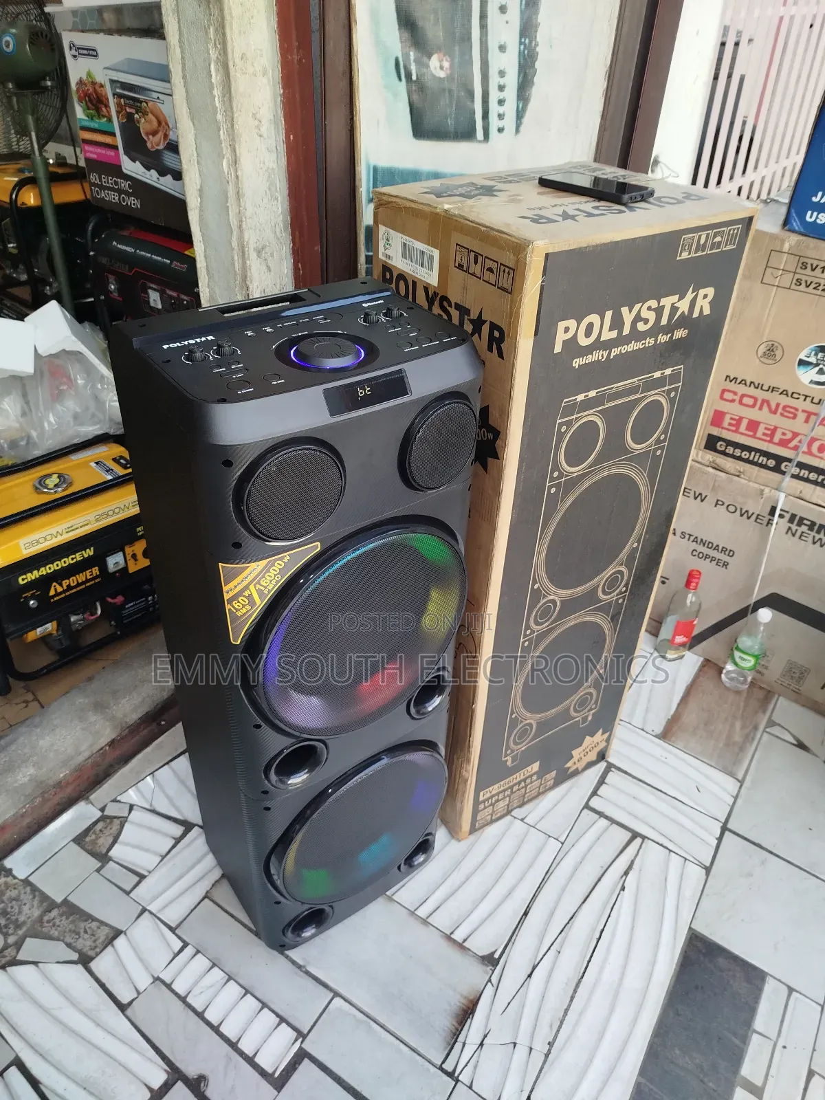 Polyster Bluetooth Speaker System With Dj Mixer