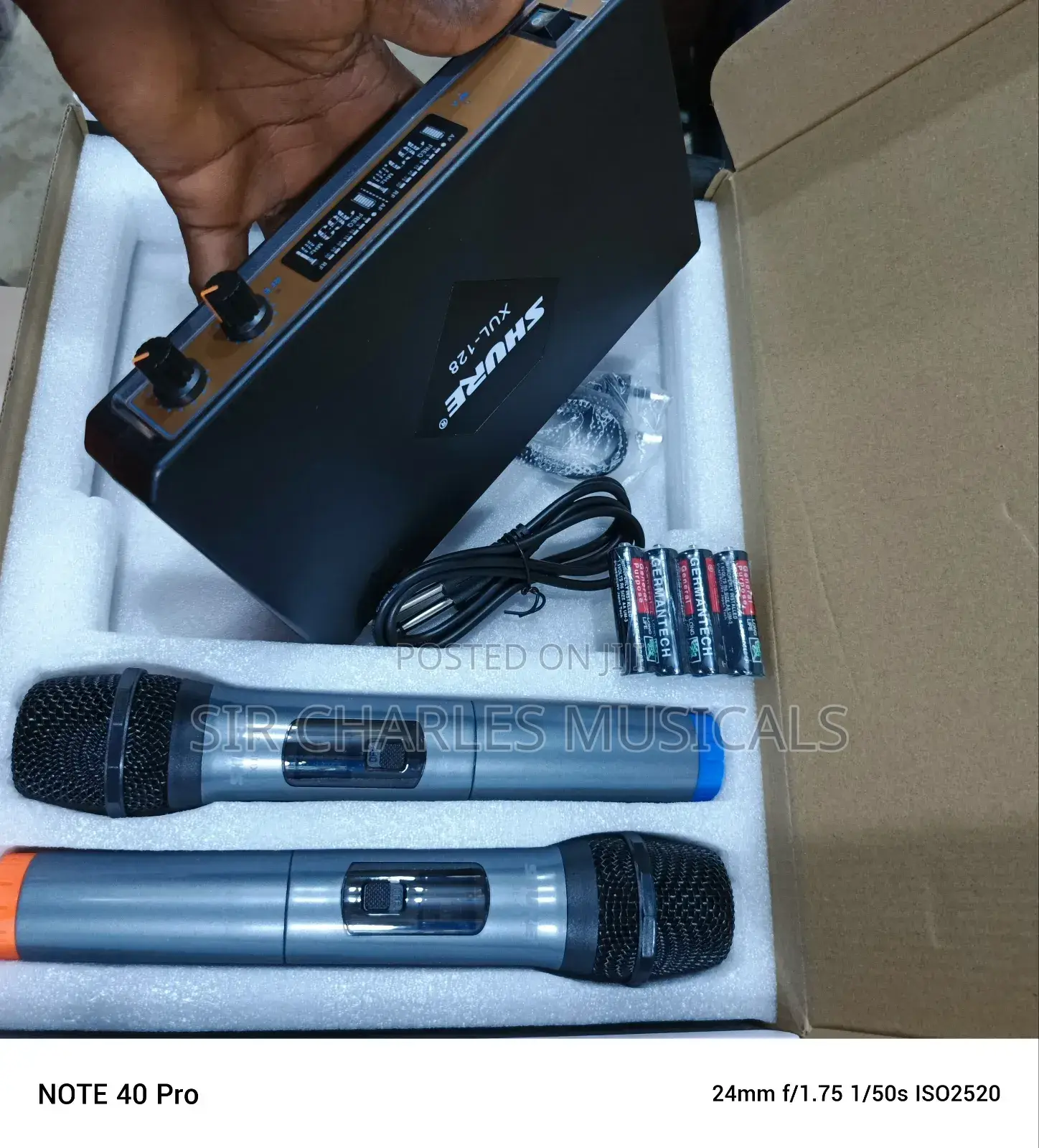Original Shure XUL-128 Professional Wireless Microphone