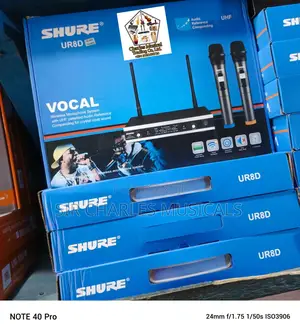 Original Shure UR8D Professional Wireless Microphone
