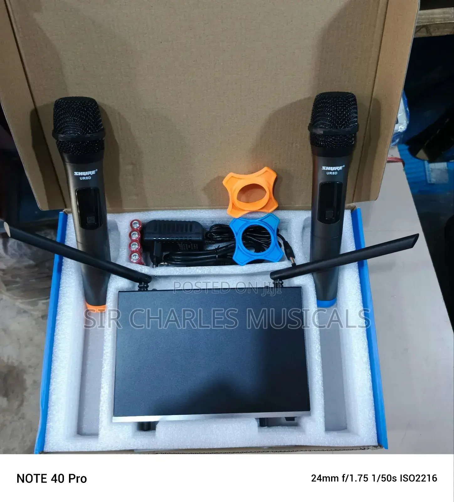 Original Shure UR8D Professional Wireless Microphone