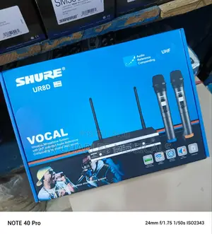Original Shure UR8D Professional Wireless Microphone