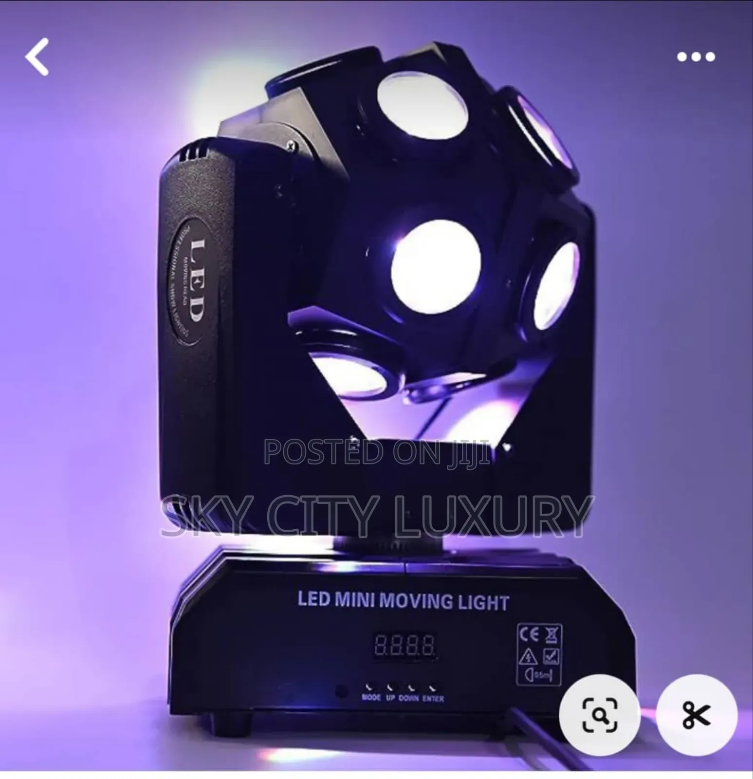 Led Mini Moving Club Light