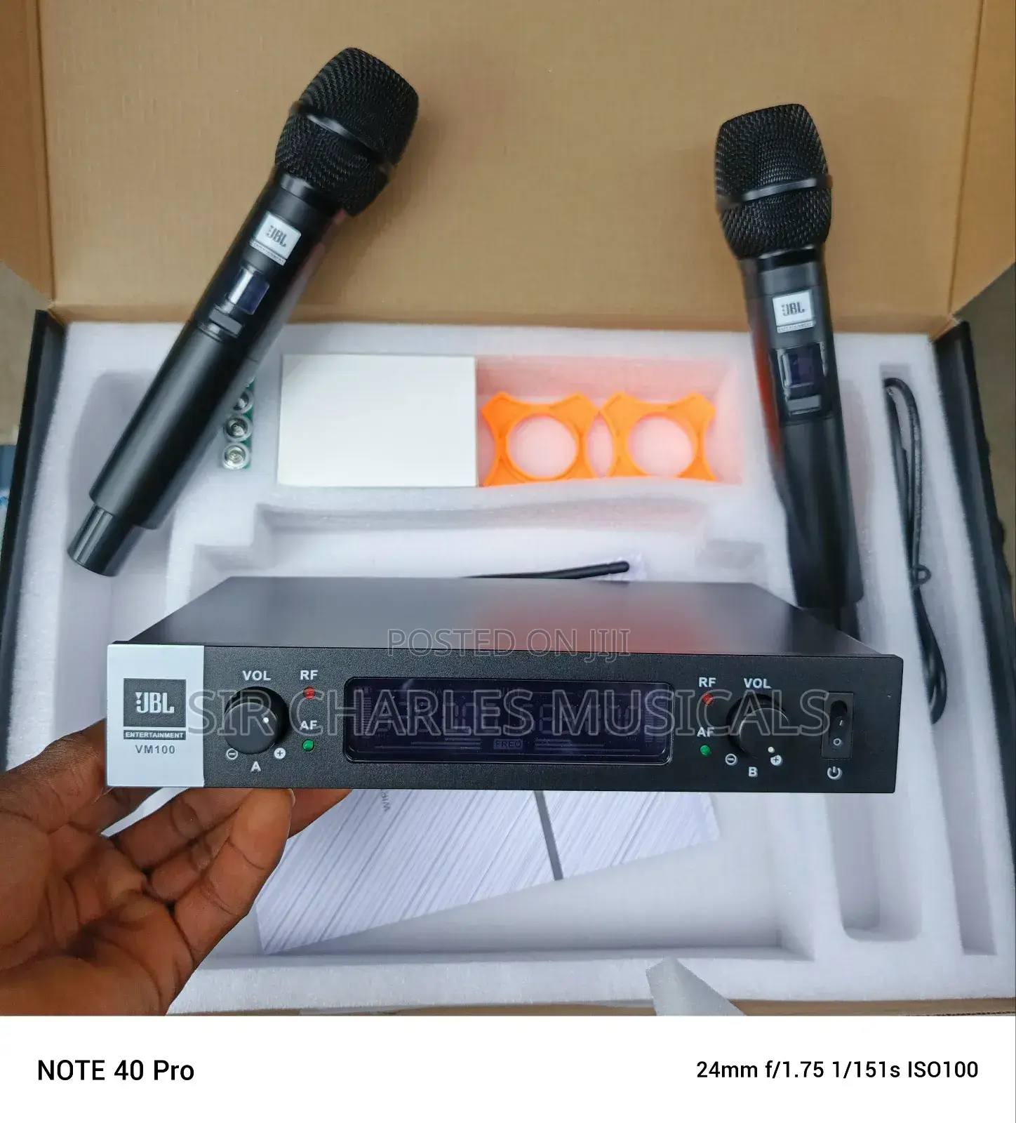 Original JBL VM-100 Professional Wireless Microphone
