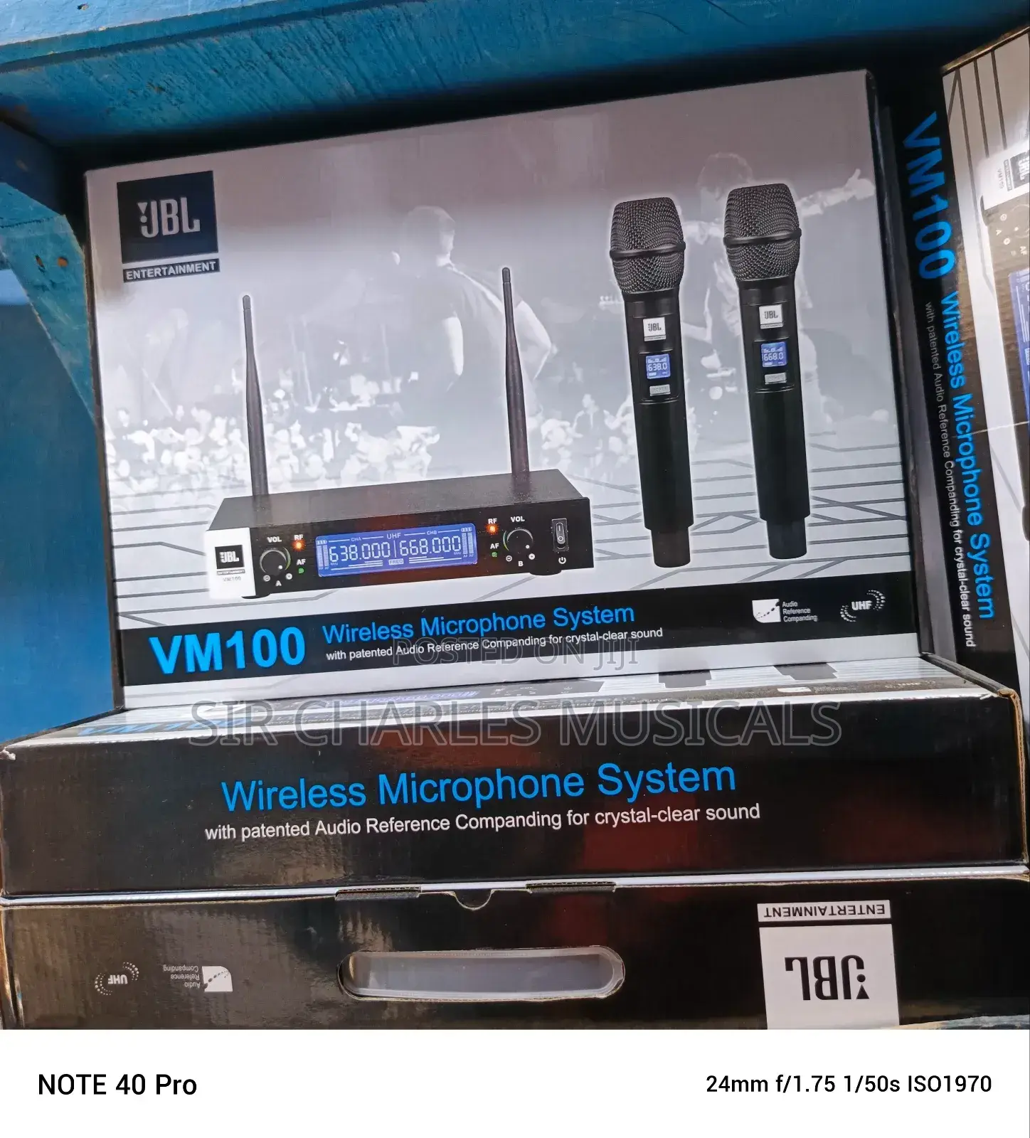 Original JBL VM-100 Professional Wireless Microphone