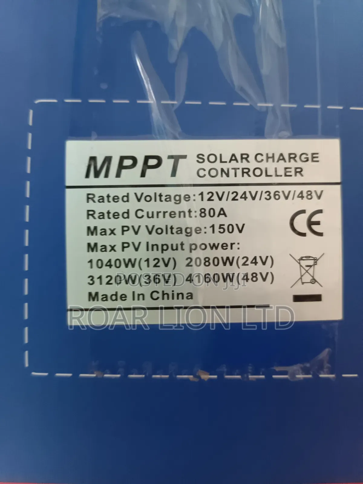 MPPT Felicity Charge Controller 80ah