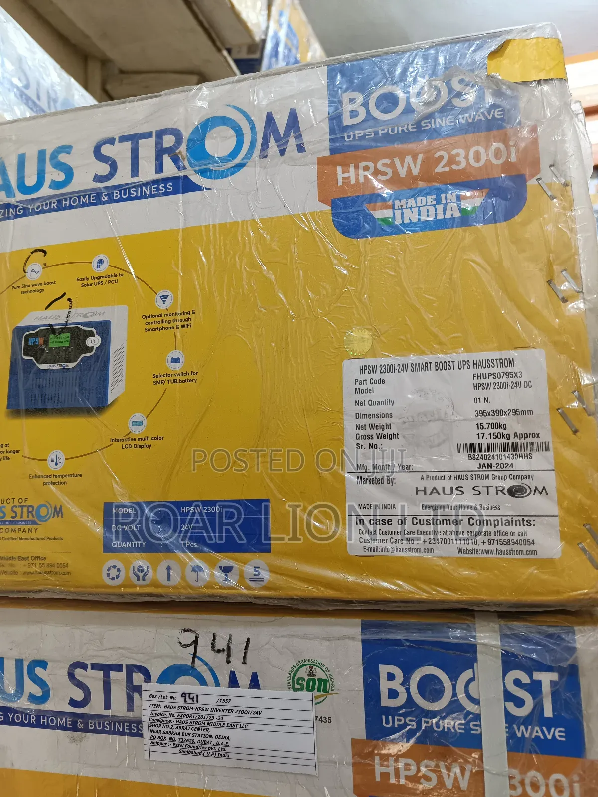 HAUS STROM 2.3kva Inverter