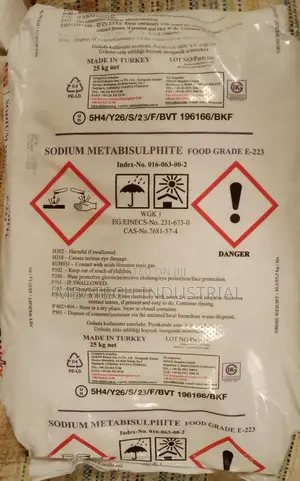 Sodium Metabisulphite, Roquette Caramel Colour