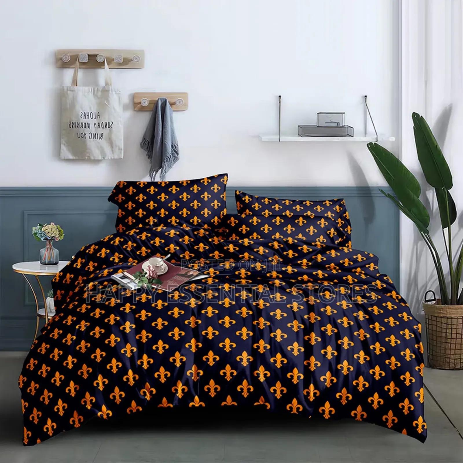 Quality 7by7 Bedspread With 4 Pillow Case