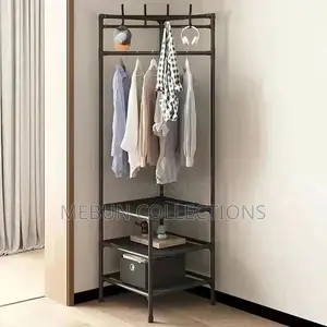 3layer Heavy Steel Corner Cloth Rack