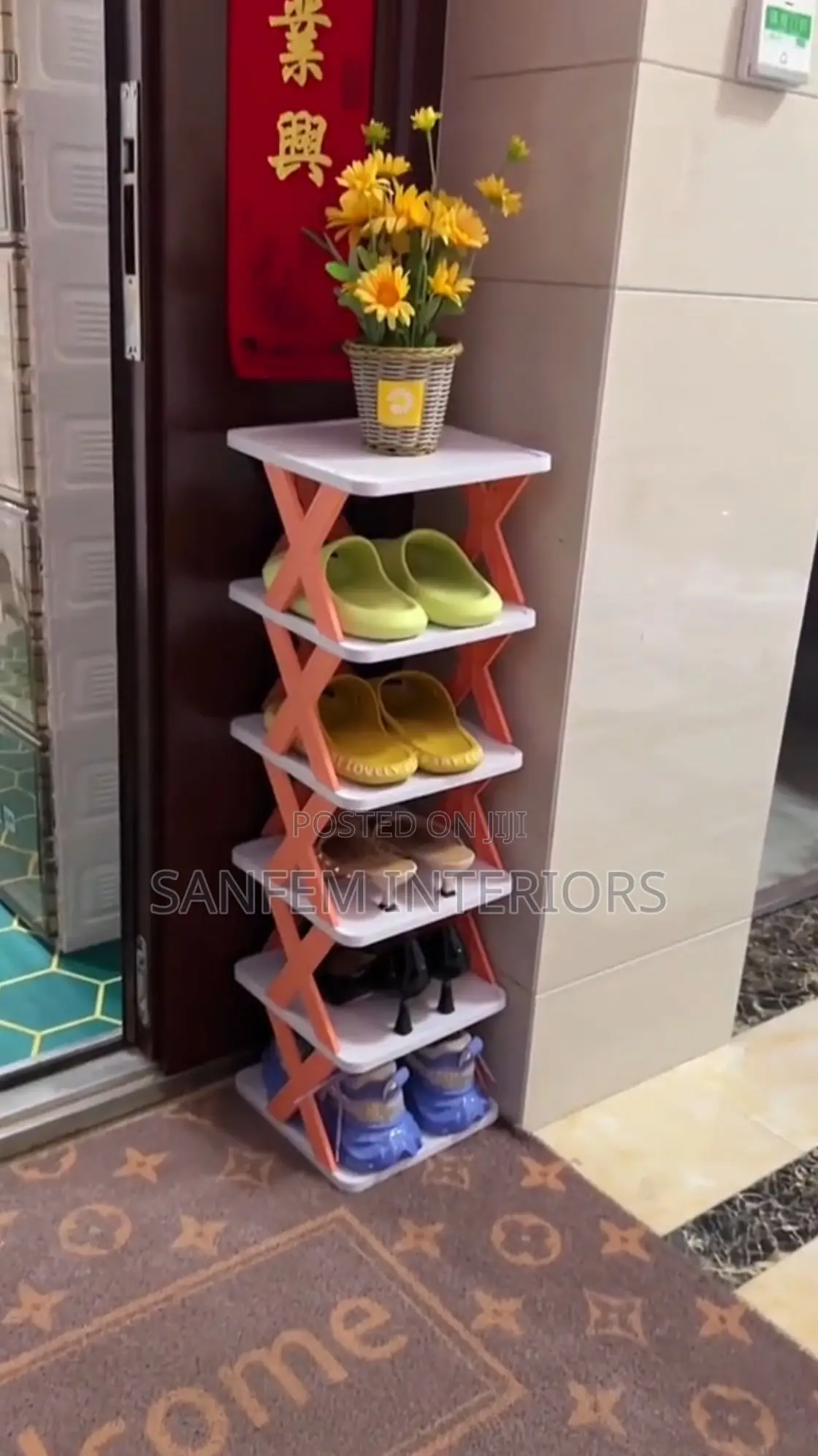 X-Shape Shoe Rack