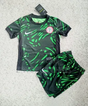 Nigeria Official 24/25 Home Green Kid Jerseys