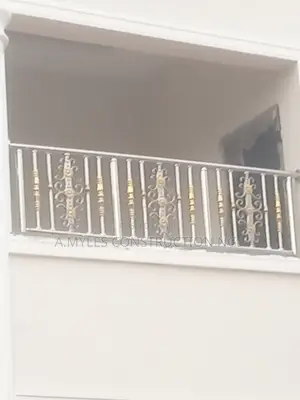 Stainless Handrail Gold Nobs
