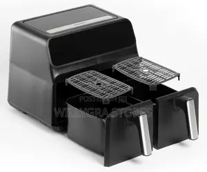 Daewoo Digital Air Fryer, Double Draws For Double Cooking