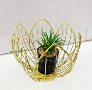 Gold Table Flower Decoration