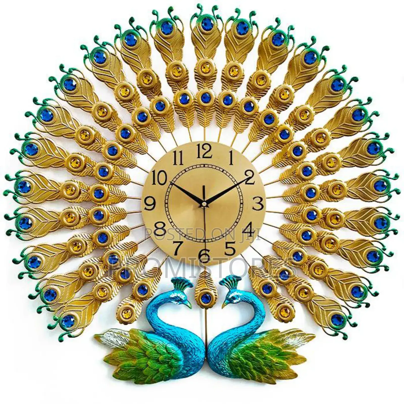 Peacock Design Wall Clock