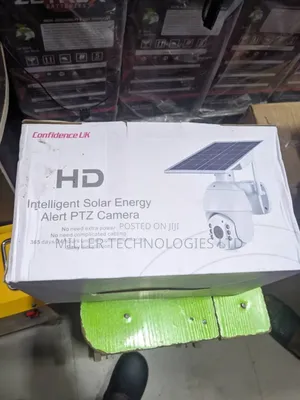 Confidence Uk PTZ Solar Camera With Solar Panel