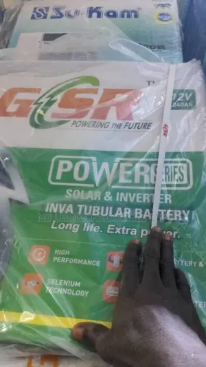 GSR 240ah 12v Tubular Battery Suppled to Abeokuta