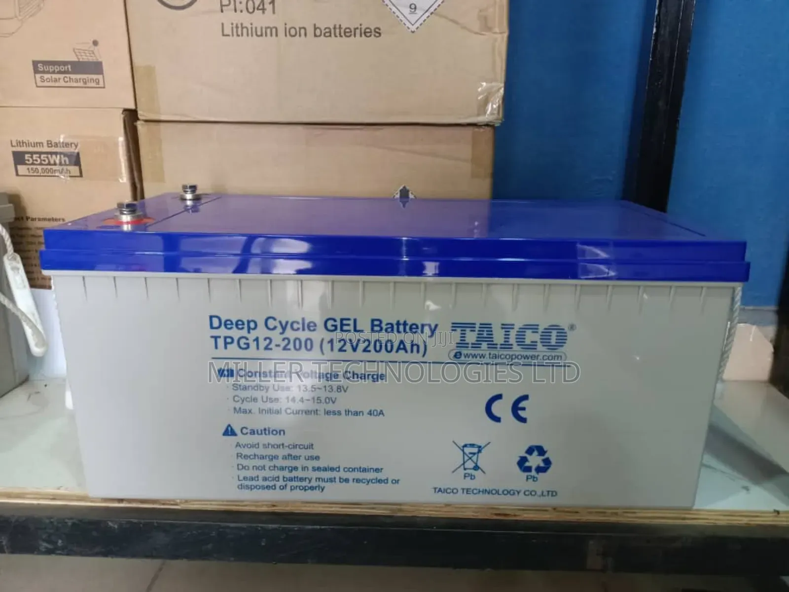 Taico Deep Cycle Gel Battery 200ah 12v Available